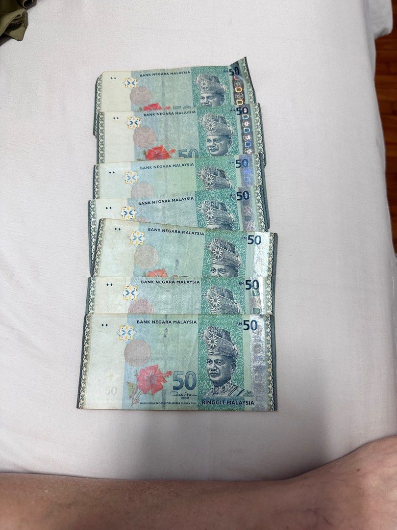 Malaysia Ringgit $50 old notes (Category: Currency) located in Singapore. Submitted by auscad (Listing ID 1328342201, Image 1). Description: I have 7 pieces of $50 Malaysia Ringgit Old notes. Selling at S$18 each. All 7 notes at $123. .