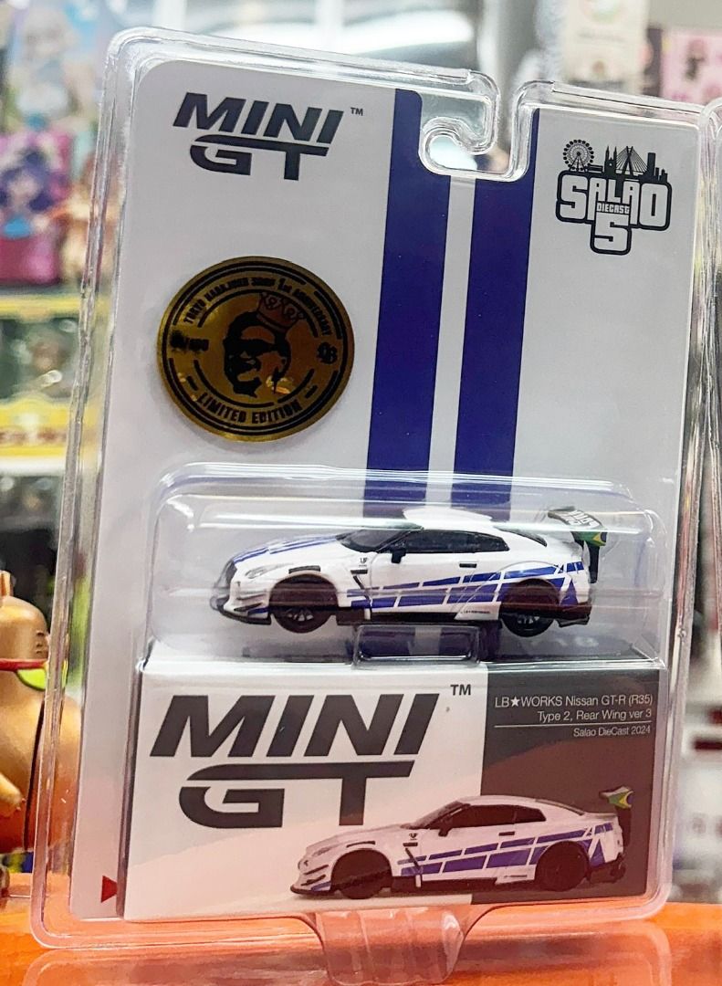 MINIGT Salão diecast 5 GTR R35 LBWK MINIGT Salão diecast 5 GTR R35 LBWK