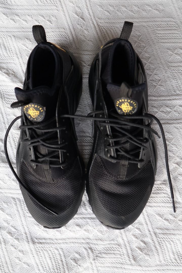 Nike Air Huarache Black Yellow