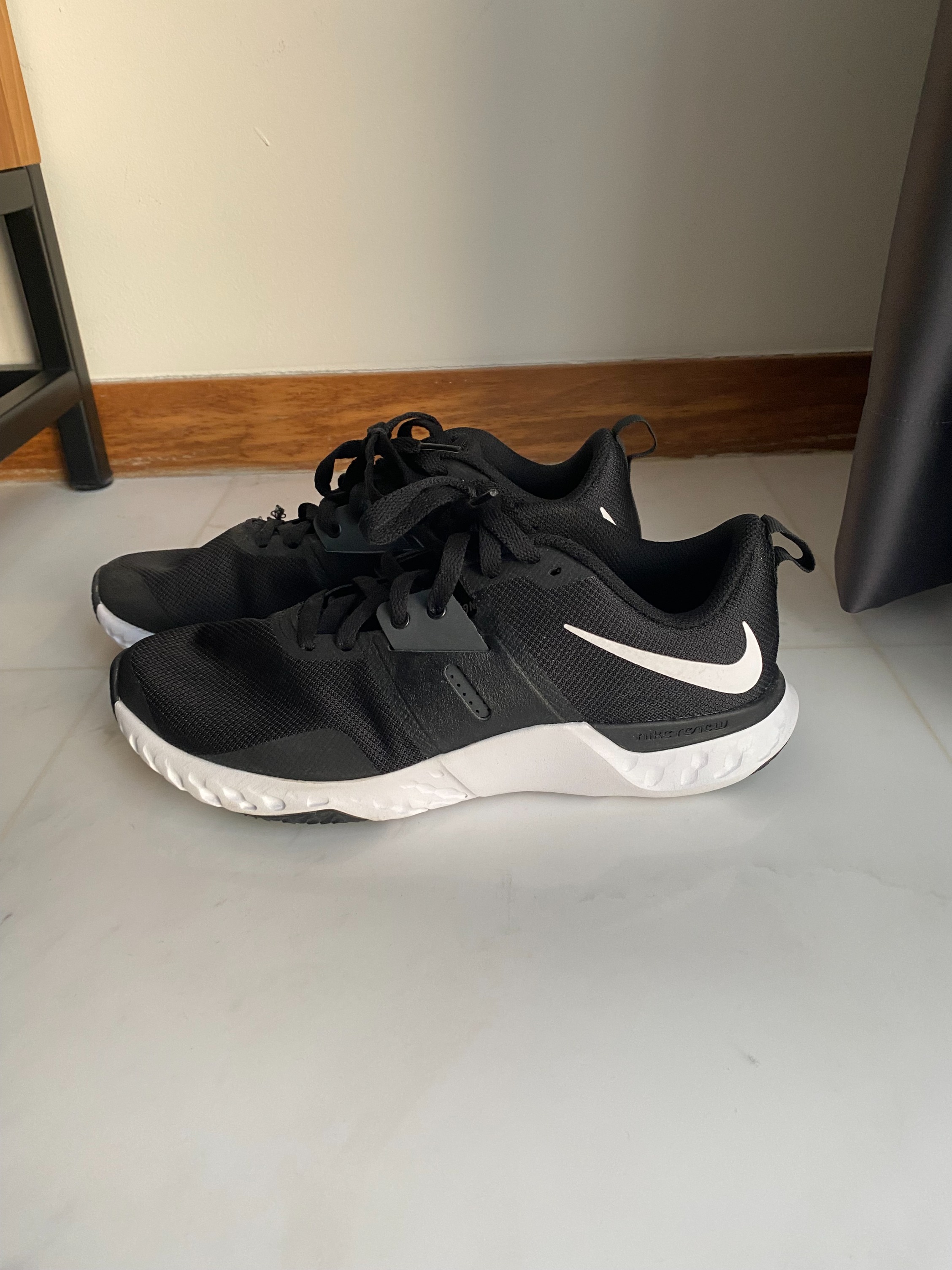 Nike Sneakers Shoes Renew Retaliation TR Black AT1238 003 black with white details US 9.5 UK 8.5 EUR 43 Men s Fashion Footwear Sneakers on Carousell