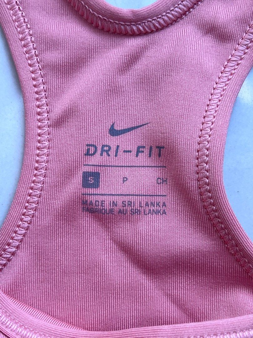 Nike Sports Bra (Small) (Category: Activewear) located in Manila. Submitted by bqthings (Listing ID 1328267669, Image 3). Description: Nike Sports Bra (Small) Color: light orange Used but in very good condition RFS: Decluttering.