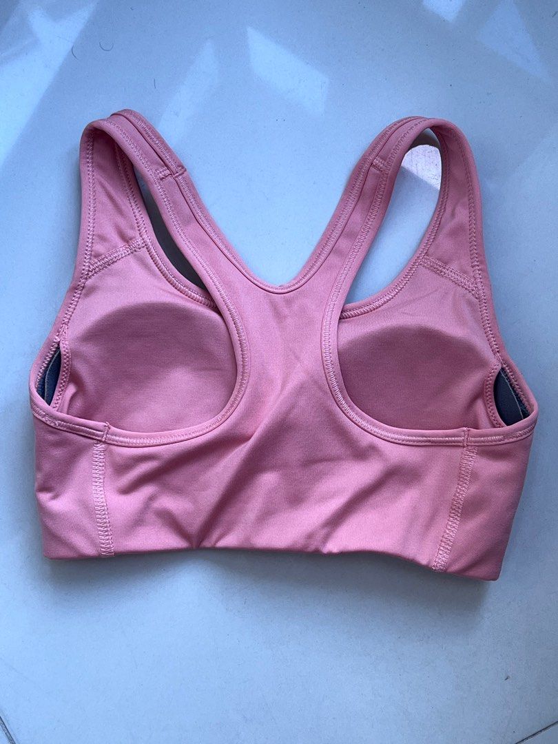 Nike Sports Bra (Small) (Category: Activewear) located in Manila. Submitted by bqthings (Listing ID 1328267669, Image 2). Description: Nike Sports Bra (Small) Color: light orange Used but in very good condition RFS: Decluttering.