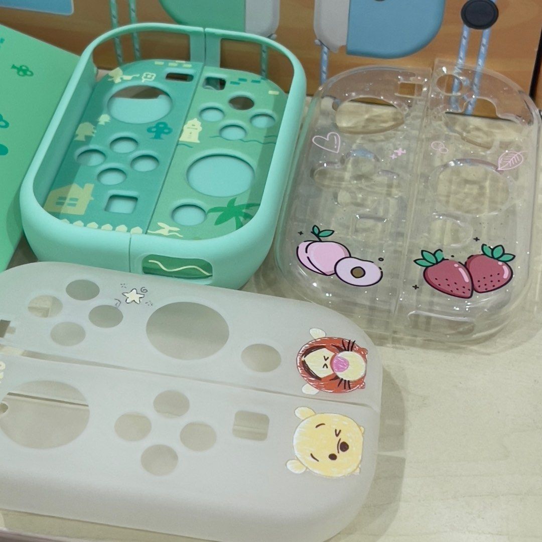 Nintendo Switch V2 Animal Crossing & Lot of Accessories, Video Gaming