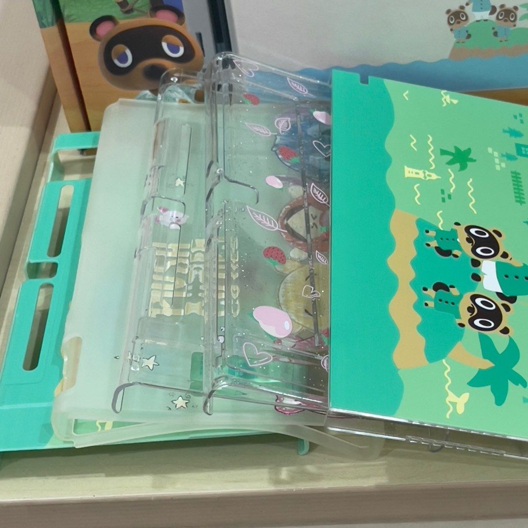 Nintendo Switch V2 Animal Crossing & Lot of Accessories, Video Gaming