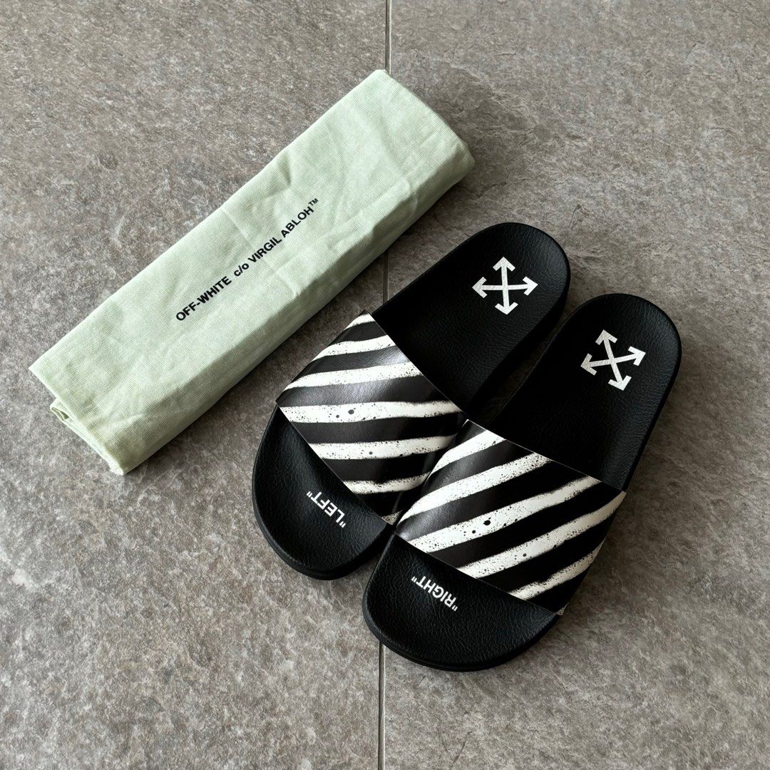 Off white spray slides discount