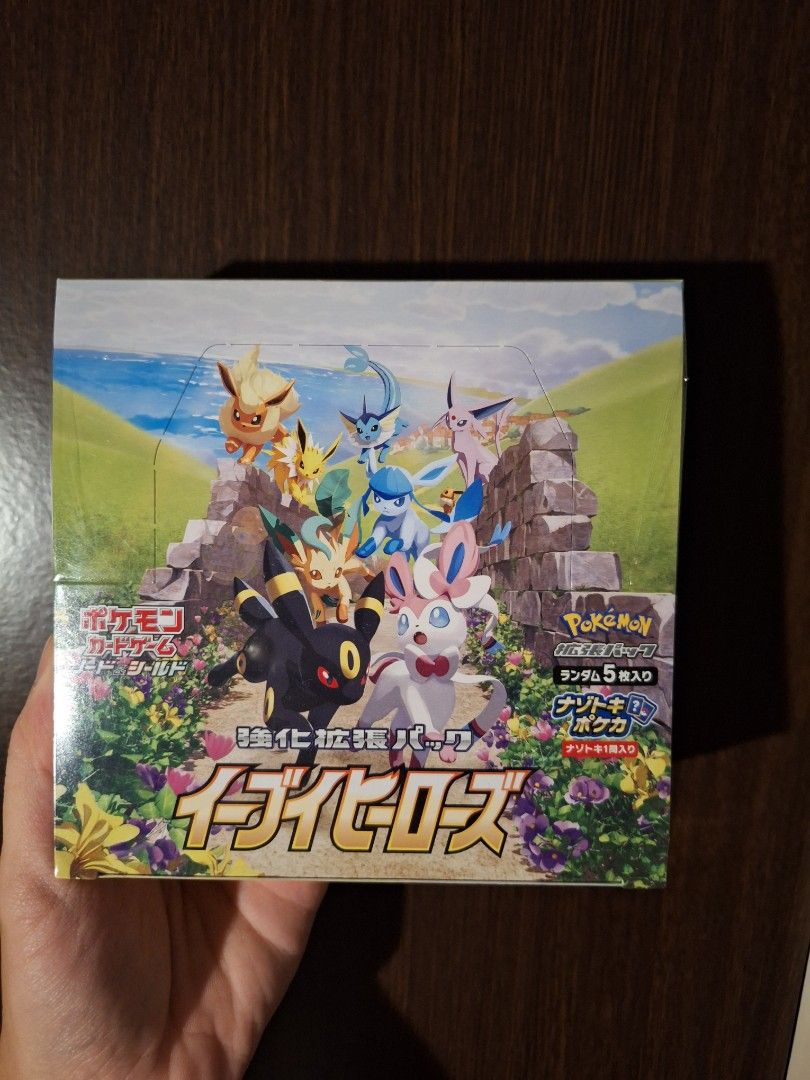 pokemon eevee heroes japanese booster box Pokémon Cards Eevee Heroes Booster Box Evolving Skies s6a Korean ver. –  Pokioh main image 1