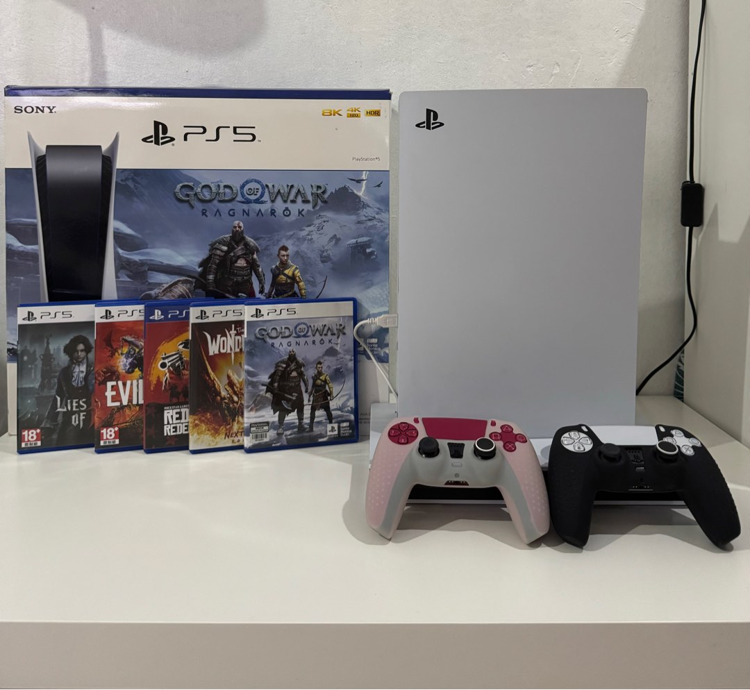 STILL AVAILABLE! PS5 Disc Edition with Physical Games, Video Gaming