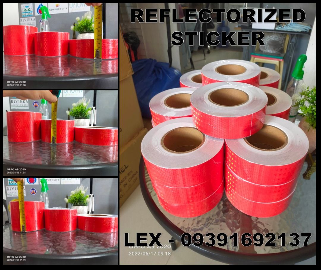 reflectorized sticker 2/3/4 inches (Category: Industrial Equipment) located in Bacoor. Submitted by m_o_t_i_v_a_t_e_d (Listing ID 1328287076, Image 1). Description: SAFETY ROAD EQUIPMENT bollard post pvc type bollard post rubbrized bollard post we supply all kind of safety road signage rubberized traffic cone plastic type traffic cone plastic road barrier plastic fence barrier t bollard d bollard Message or call more info Lexter Gonzales 09391692