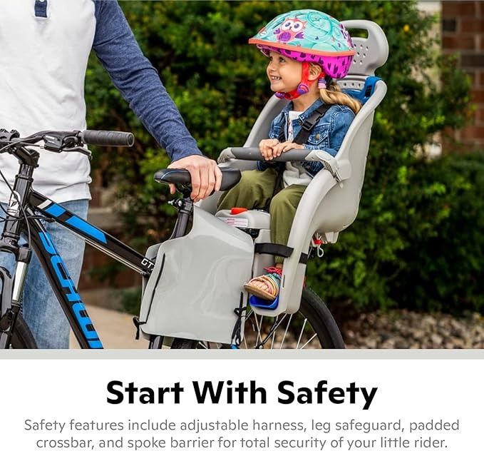 Child bike carrier rear clearance
