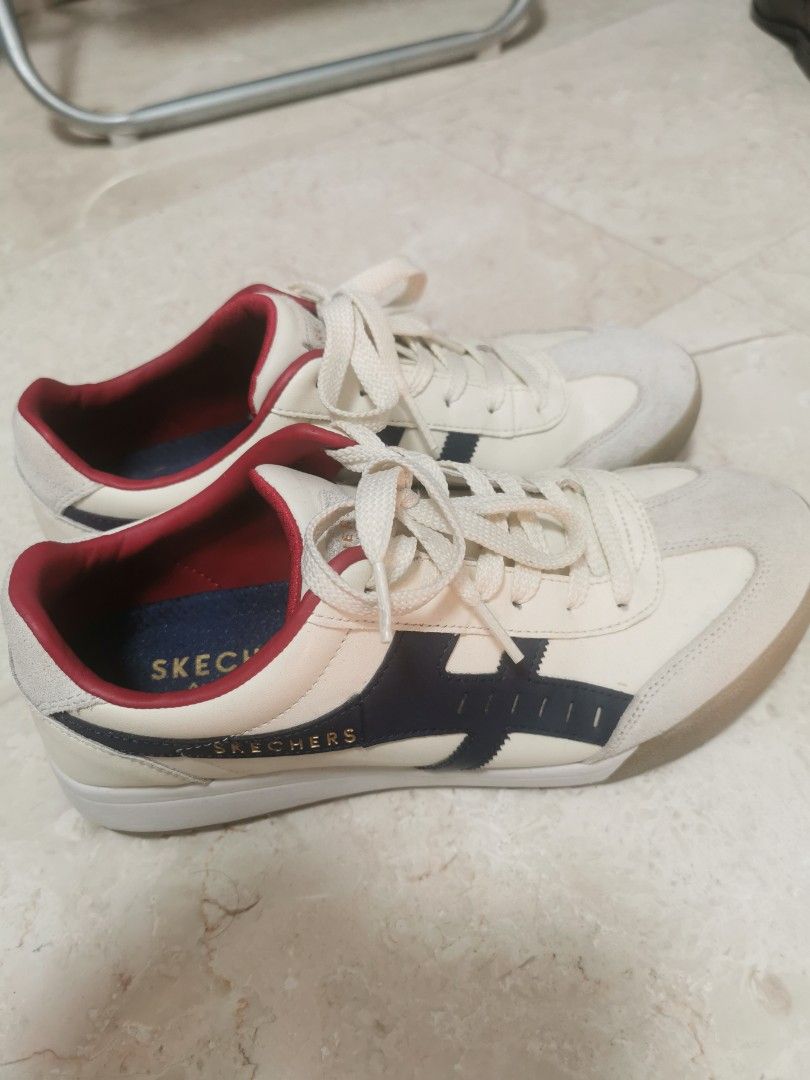 Skechers leather upper balance shoes on sale
