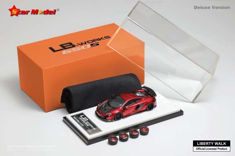 1/64 Star Model LBWK MCL 650S メタリックレッド Amazon | 1/64 Star Model LBWK LB Works MCL 650S メタリック