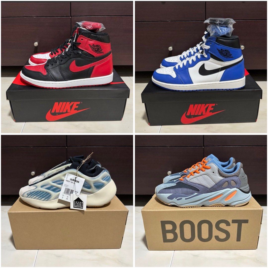 Steal Jordan 1 High OG Yeezy Boost 700 V1 Yeezy Boost 700 V3 Jordan 1 Homage to Home Jordan 1 Game Royal