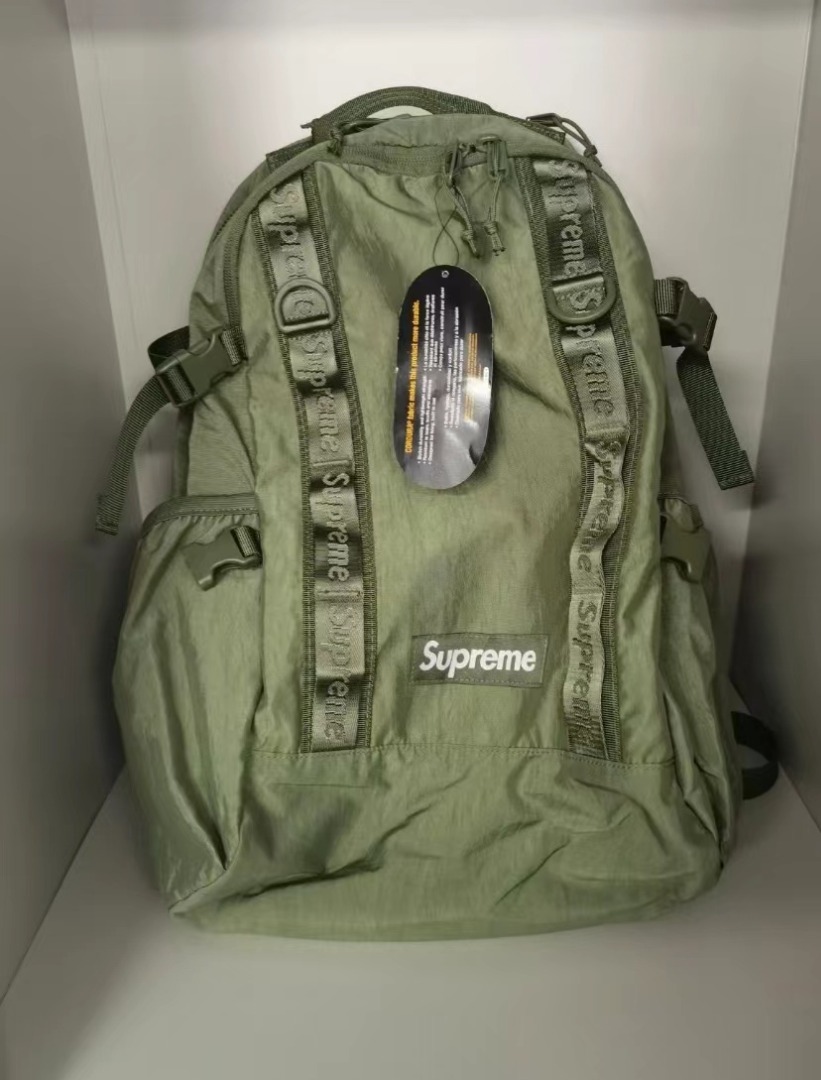 Supreme Backpack FW20 olive Men s Fashion Bags Backpacks on Carousell