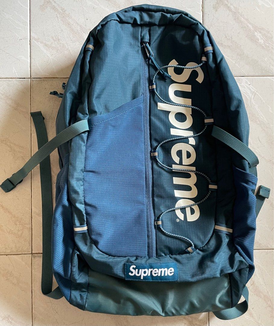 Blue Backpack Supreme Ice Bag Supreme Ss19 Backpack Ice Blue