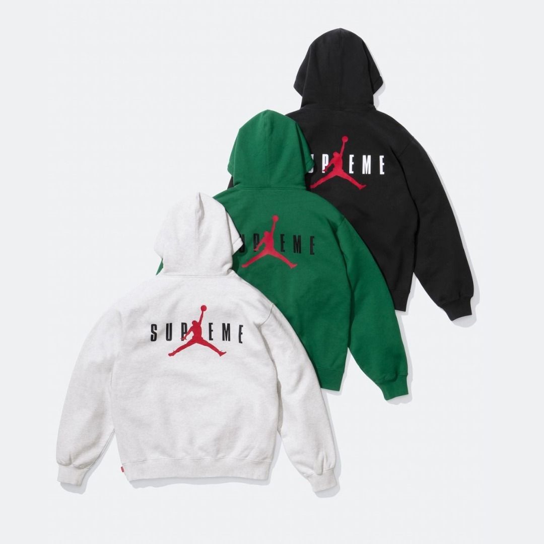 Supreme Jordan hooded sweatshirt hoodie week 7 fw 24 New Supreme Jordan hooded sweatshirt hoodie week 7 fw 24 New