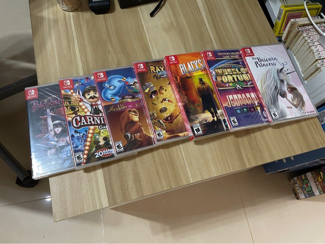 Switch games （分類：Nintendo 任天堂）位於 Hong Kong。 由 hak1game 提交（商品編號 1328292594，圖片 1）。簡介： 全部7隻 $650 全新美國貨 有英文未必有中文 All in total, $650 Brand new US stock, come with English subtitles 。