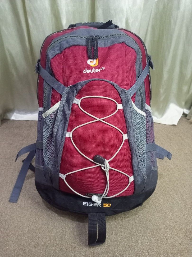 Tas ransel Deuter Eiger 50 maroon