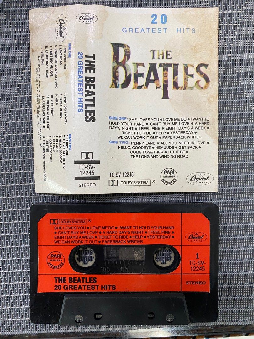 THE BEATLES 20 GREATEST HITS Philippines Original Pop Rock Music