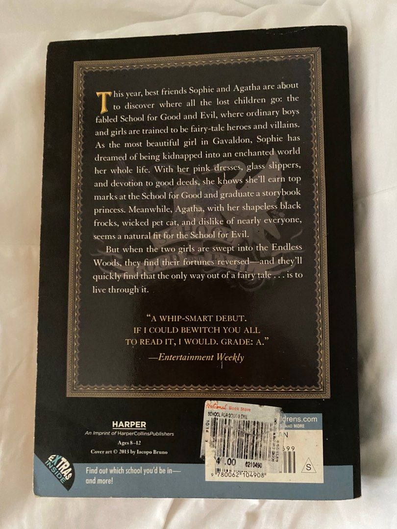 The school for good and evil book one (Category: Storybooks) located in Antipolo. Submitted by declutter.clothes (Listing ID 1328265389, Image 2). Description: .