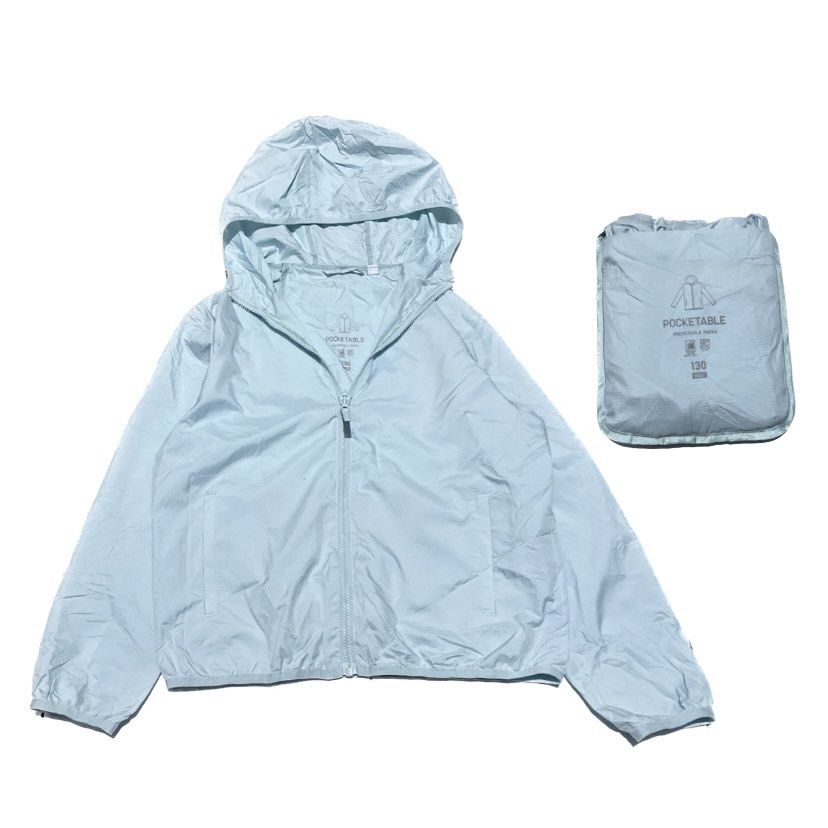 Uniqlo jacket pocketable uv protection jaket anak anti uv uniqlo Bayi Anak Baju Anak Perempuan 4 hingga 7 tahun di Carousell