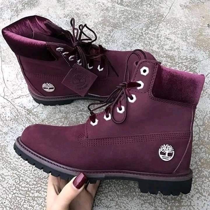 Women s Timberland Heritage 6 Inch Heritage 6 Inch Waterproof Boots Waterproof Boots in Burgundy Women s Fashion Footwear Boots on Carousell