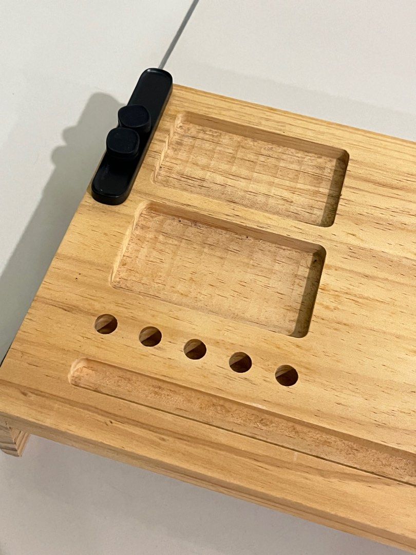 Wooden Computer Table Rack Organiser, Computers & Tech, Parts ...