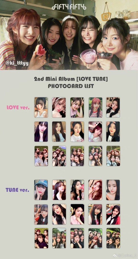 WTS fifty fifty love tune sealed album, Hobbies & Toys