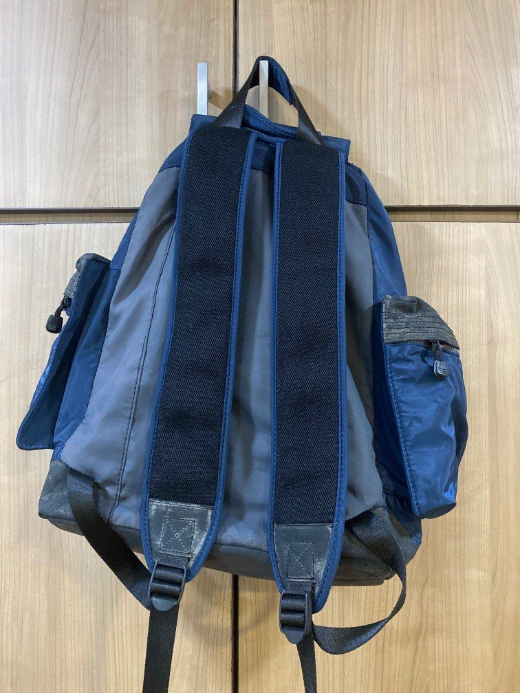 Zara blue backpack cheap