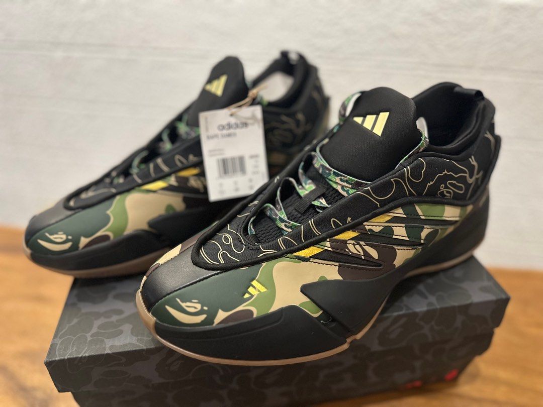 シューズ(男性用) Dame 9 Core Black BATHING APE adidas 29 A BATHING APE®︎ × adidas Dame 9 