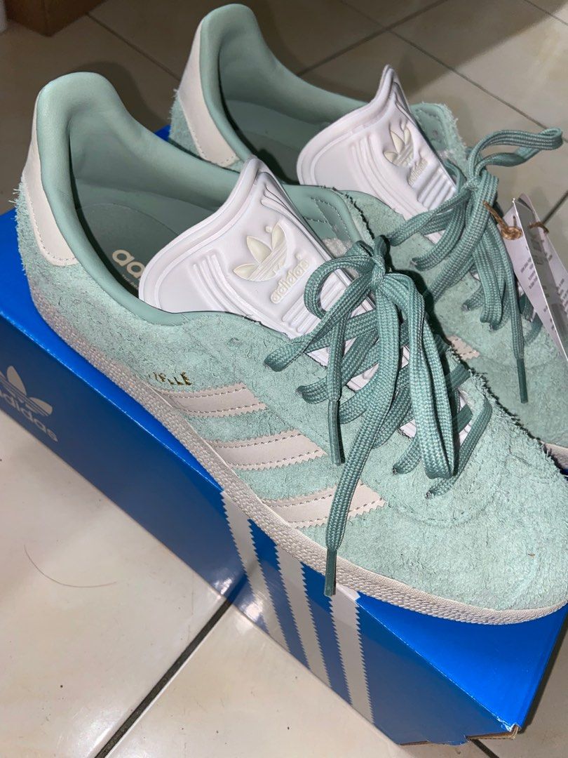 adidas gazelle silver green womens Adidas Skateboarding - Gazelle ADV Shoes