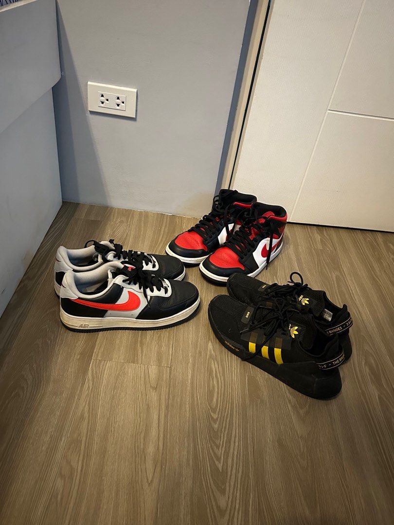 Adidas NMDs Nike Jordans Airs Sneaker Pack Men s Fashion Footwear Sneakers on Carousell