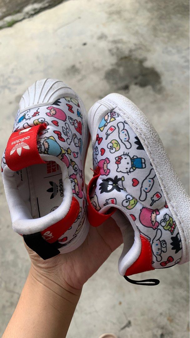 adidas gazelle silver green womens Toddler adidas Hello Kitty Superstar 360 Shoes