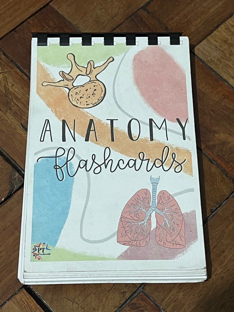 Anatomy Flashcards (Category: Textbooks) located in Quezon City. Submitted by tac0belle__ (Listing ID 1323758244, Image 1). Description: For pre-med/ med students ‼️‼️ used only twice during college MOP: GCASH MOD: Lbc, grab, lalamove loc: QC.