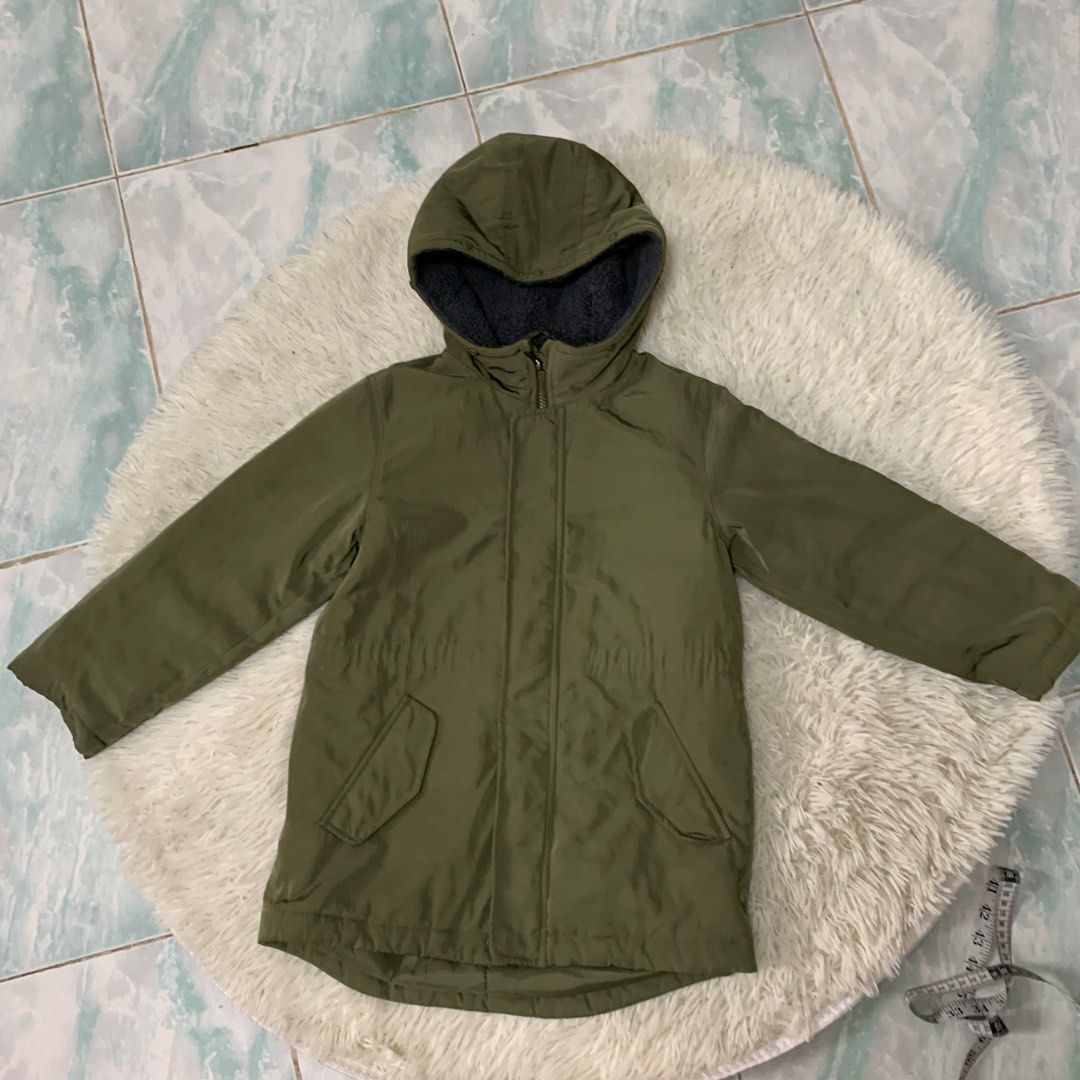 Kids army green jacket best sale