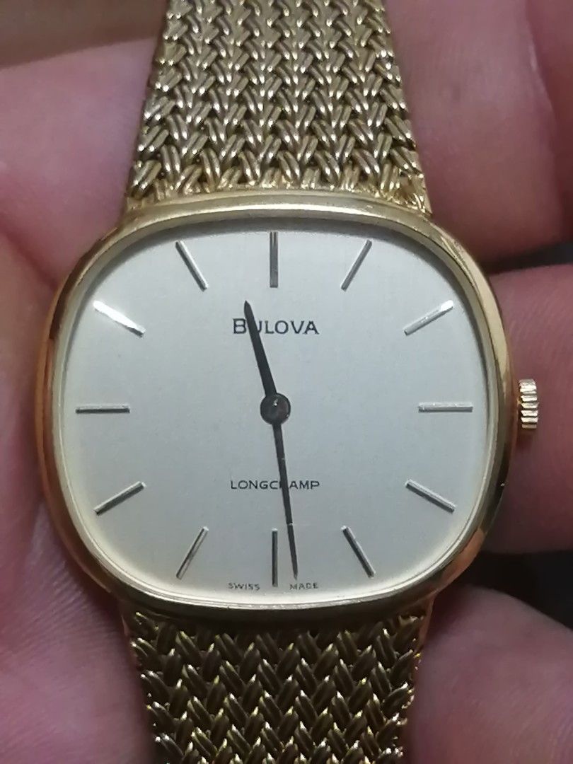 Bulova longchamp gold watch new arrivals
