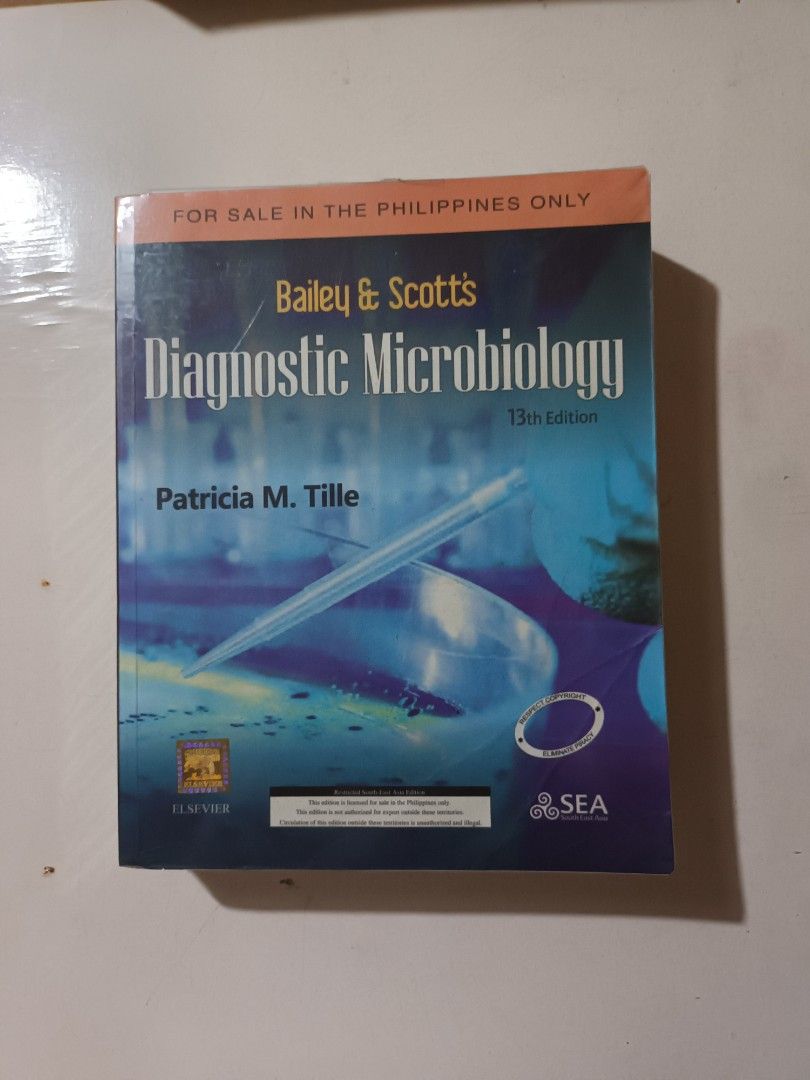 Bailey and Scotts Diagnostic Microbiology (Category: Textbooks) located in Cabiao. Submitted by theboredkid08 (Listing ID 1323706414, Image 1). Description: .