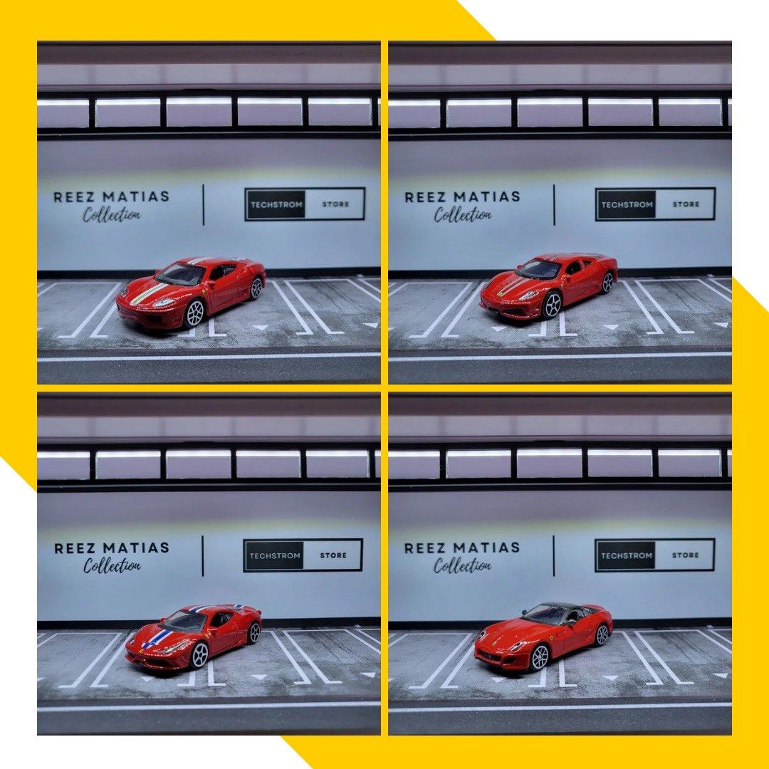 Bburago 1/64 Ferrari 333 SP - Modèle Diecast Métal, Collection Édition Limitée