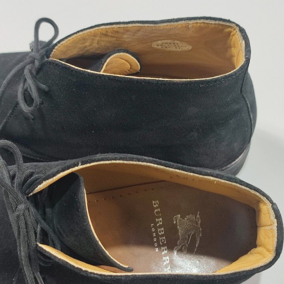 BURBERRY CHUKKA BOOTS (Category: Boots) located in Manila. Submitted by mnlhappybattle (Listing ID 1323700207, Image 3). Description: BURBERRY CHUKKA BOOTS Good condition Tagged size : 24.5 Fits 7.5 MENS NO INCLUSION.
