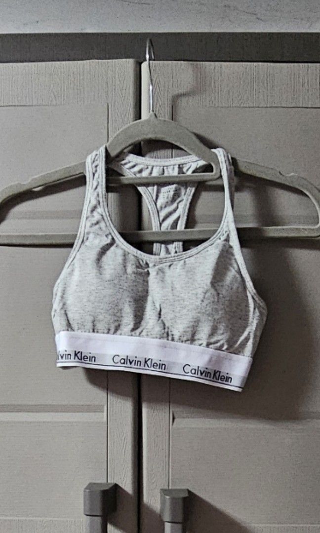 Calvin Klein Halter Bra Padded Women s Fashion Activewear on Carousell