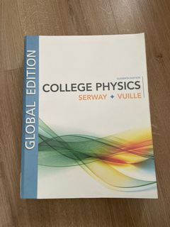 COLLEGE PHYSICS SERWAY VUILLE (11th edt), Hobbies & Toys, Books ...