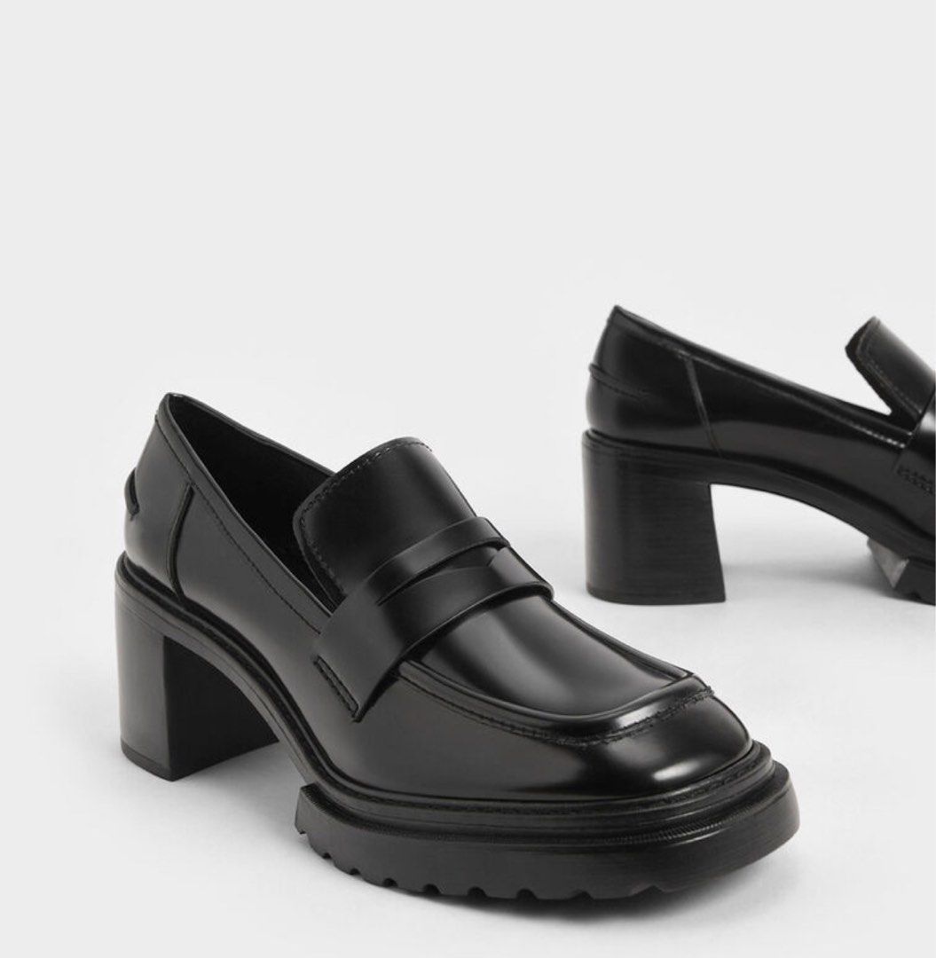 Charles and Keith Kaiya Penny Loafer Pumps Women s Fashion Footwear Loafers on Carousell