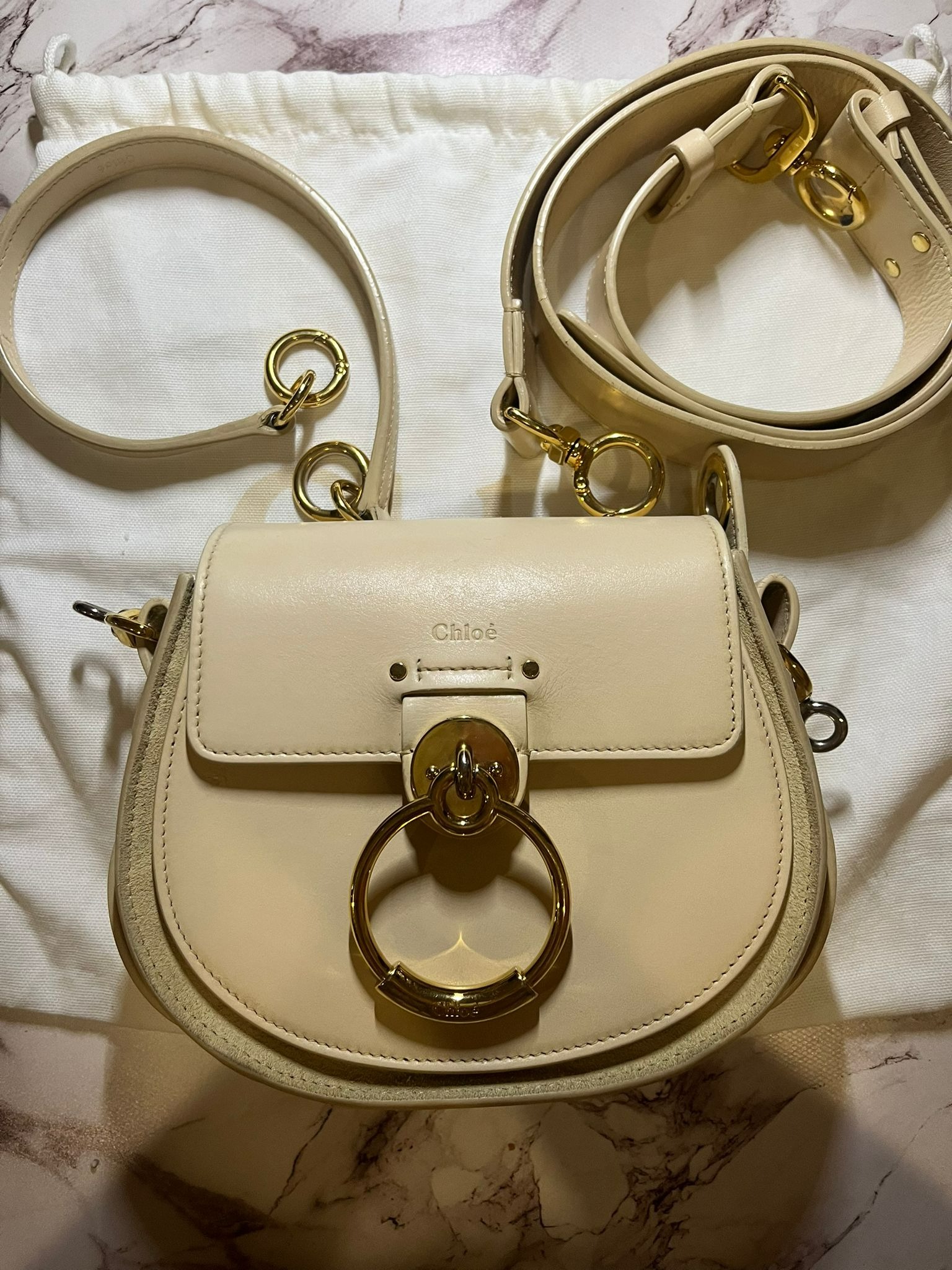 Chloe tess blondie beige top