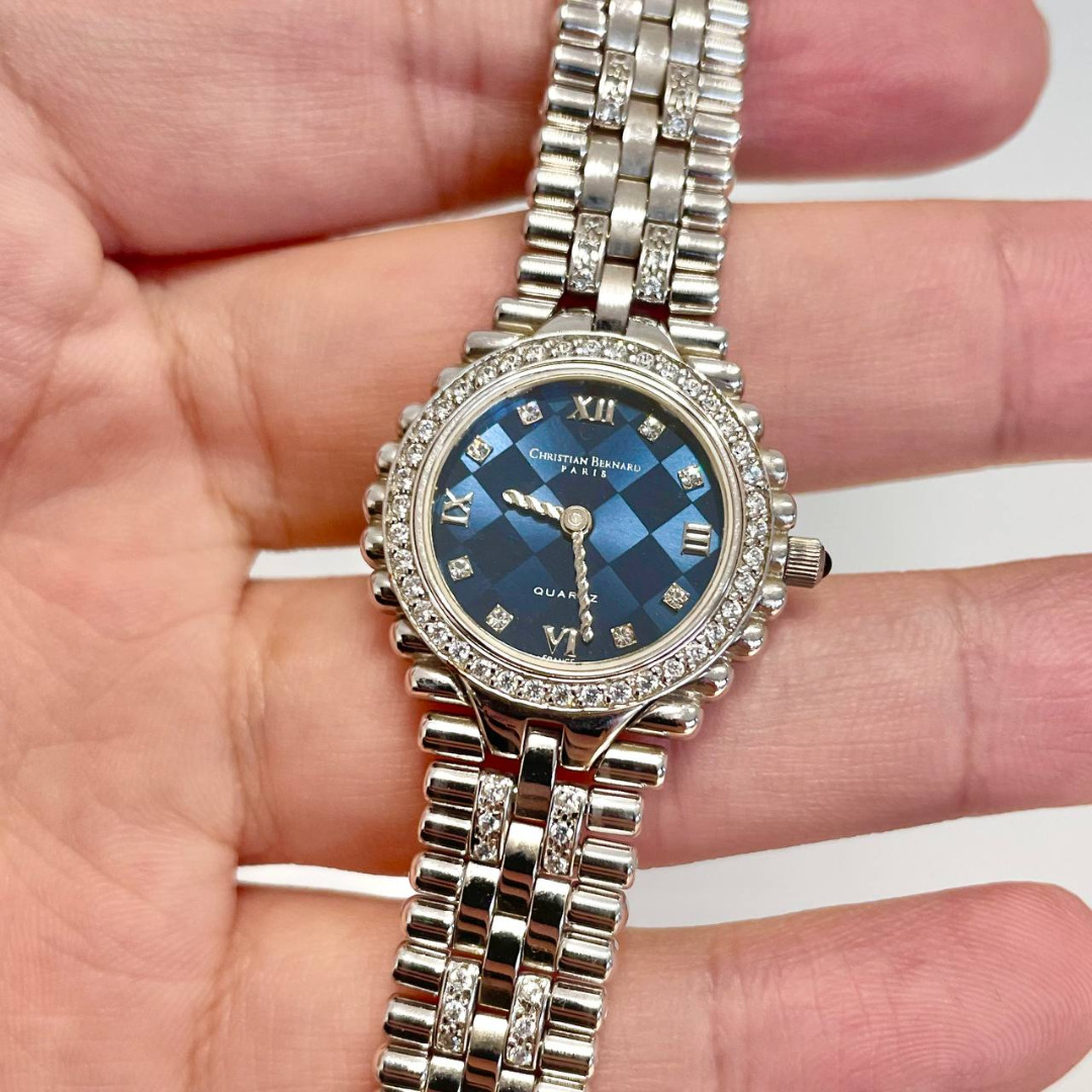 Christian Bernard Ladies Blue Dial Quartz Watch 1312 Women s Fashion Watches Accessories Watches on Carousell