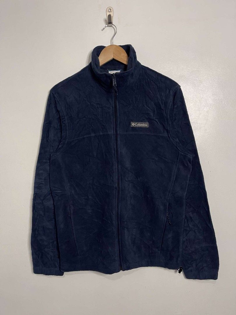 Columbia Men s Collegiate Navy Mount Grant Fleece Jacket Full zip Men s Fashion Coats Jackets and Outerwear on Carousell