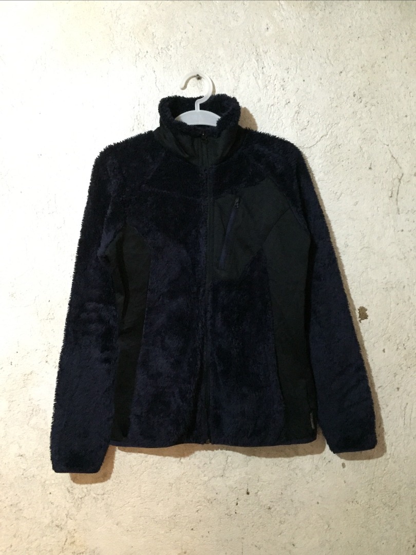 COLUMBIA Zip Fur Fuzzy Monkey Sherpa Jacket Size Small Tech Performance Fleece