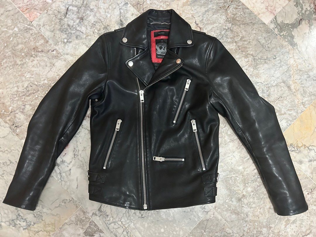 Diesel timeless leather jacket deals