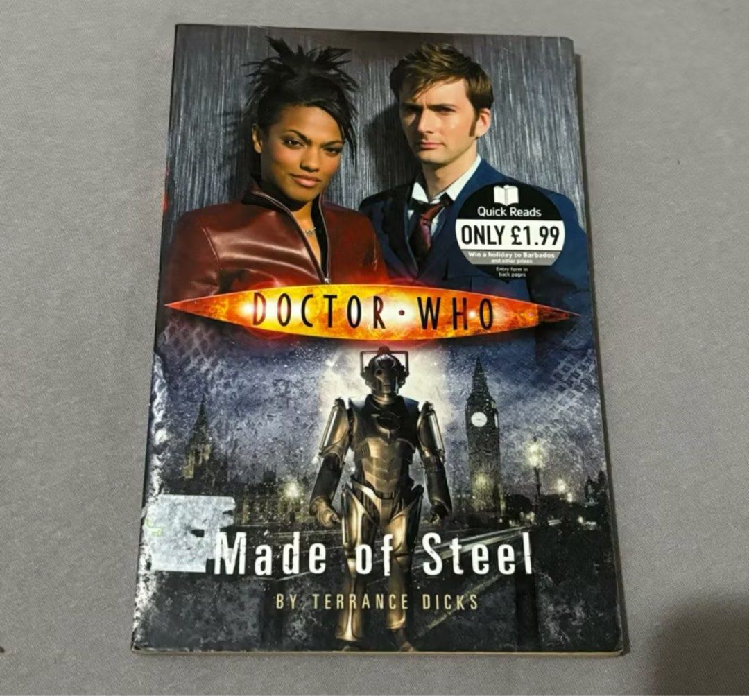 Doctor Who Books (Category: Storybooks) located in Bacoor. Submitted by nikkoscollection (Listing ID 1157369030, Image 2). Description: Made of steel - ₱90 Quiz 2 - ₱60 Quiz 3 - 90 Last prices posted. Pm for more photos. Location: bacoor, cavite Payment first. Gcash or Maya. Shipping c/o buyer. Do not pm if unsure buyer. Lets not waste each other's time..