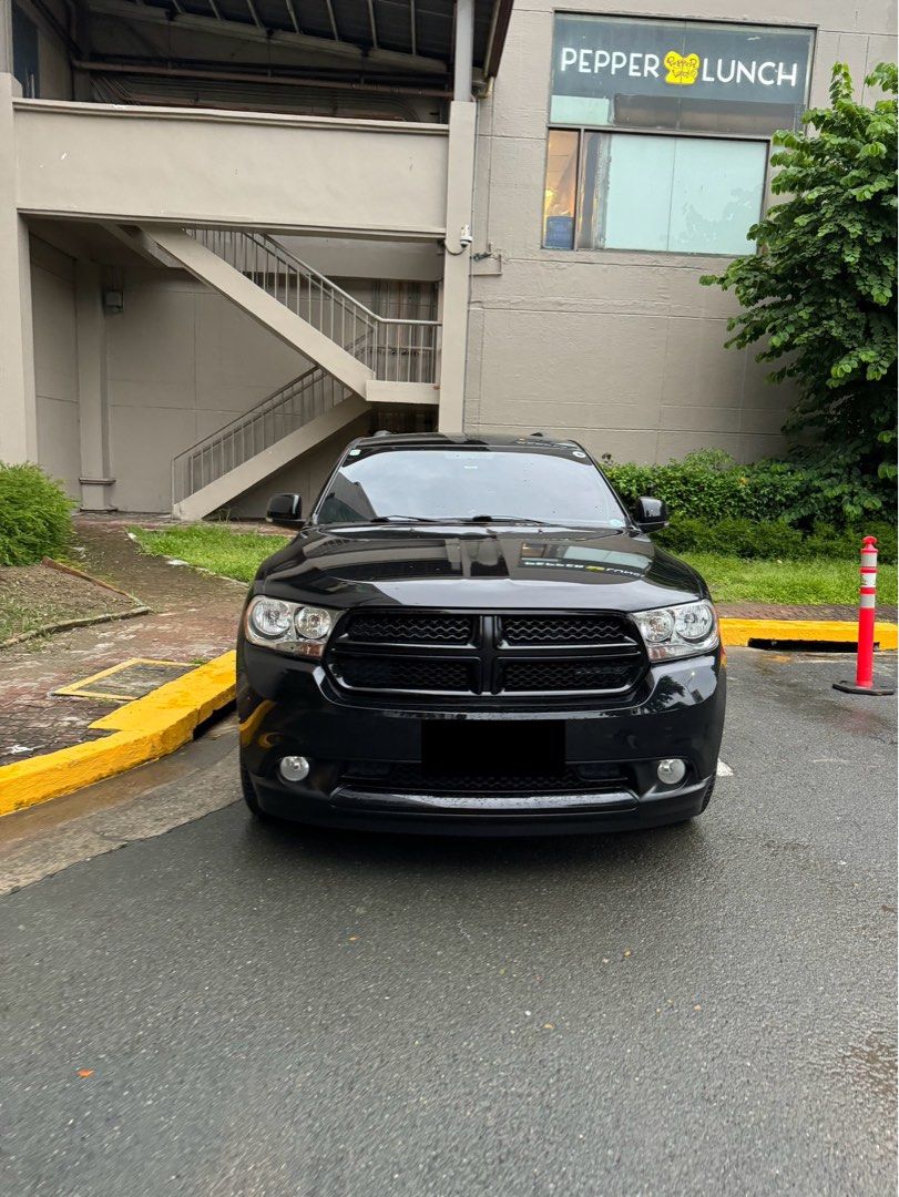 Dodge Durango Crew Auto (Category: Used Cars) located in Paranaque City. Submitted by theghoztbox (Listing ID 1316421881, Image 2). Description: 1st Owned 2012 Dodge Durango Crew Original Low Mileage With Dodge Alabang Receipt Apple Carplay Head Unit Smoked Headlight & Original Headlight New Toyo Tires Very Fresh New Original Mopar Shocks No Issue (3 mos Warranty) Drives & Smells New 3.6L V6 Alabang Hills / Pque Area .