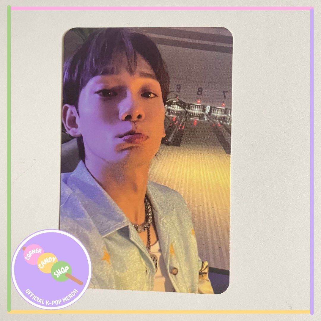 EXO CHEN - EXIST OFFICIAL ALBUM PHOTOCARD (SMINI VERSION) (Category: K-Wave Merchandise) located in Quezon City. Submitted by cornercandyshopkpop (Listing ID 1323665418, Image 1). Description: [WTS/LFB] [ON HAND] EXO Official Photocards 👉 Taken from EXO’s 7th album “Exist” (2023) Cream Soda 👉 SMini version 👉 CHEN selfie PC PHP 200 ONLY! ✅ Items are in good condition ✅ All items are official ✅ What you see is what you get 💌 Feel free to chat f