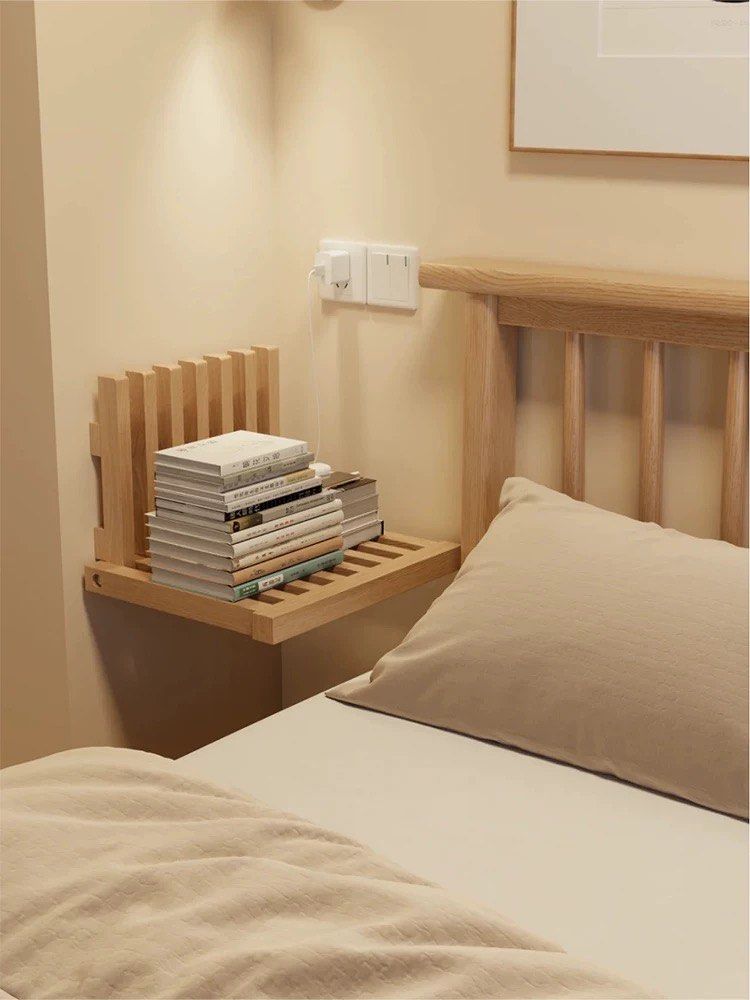 Foldable bedside table (Category: Shelves, Cabinets & Racks) located in Singapore. Submitted by sole.shield.4u (Listing ID 1323792741, Image 2). Description: Brand new wooden foldable bedside table Bought extra from Taobao Good quality.
